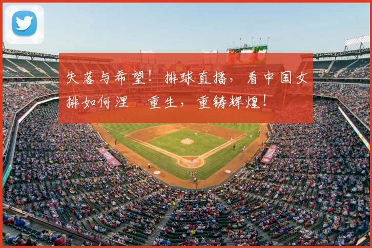 失落与希望！排球直播，看中国女排如何涅槃重生，重铸辉煌！